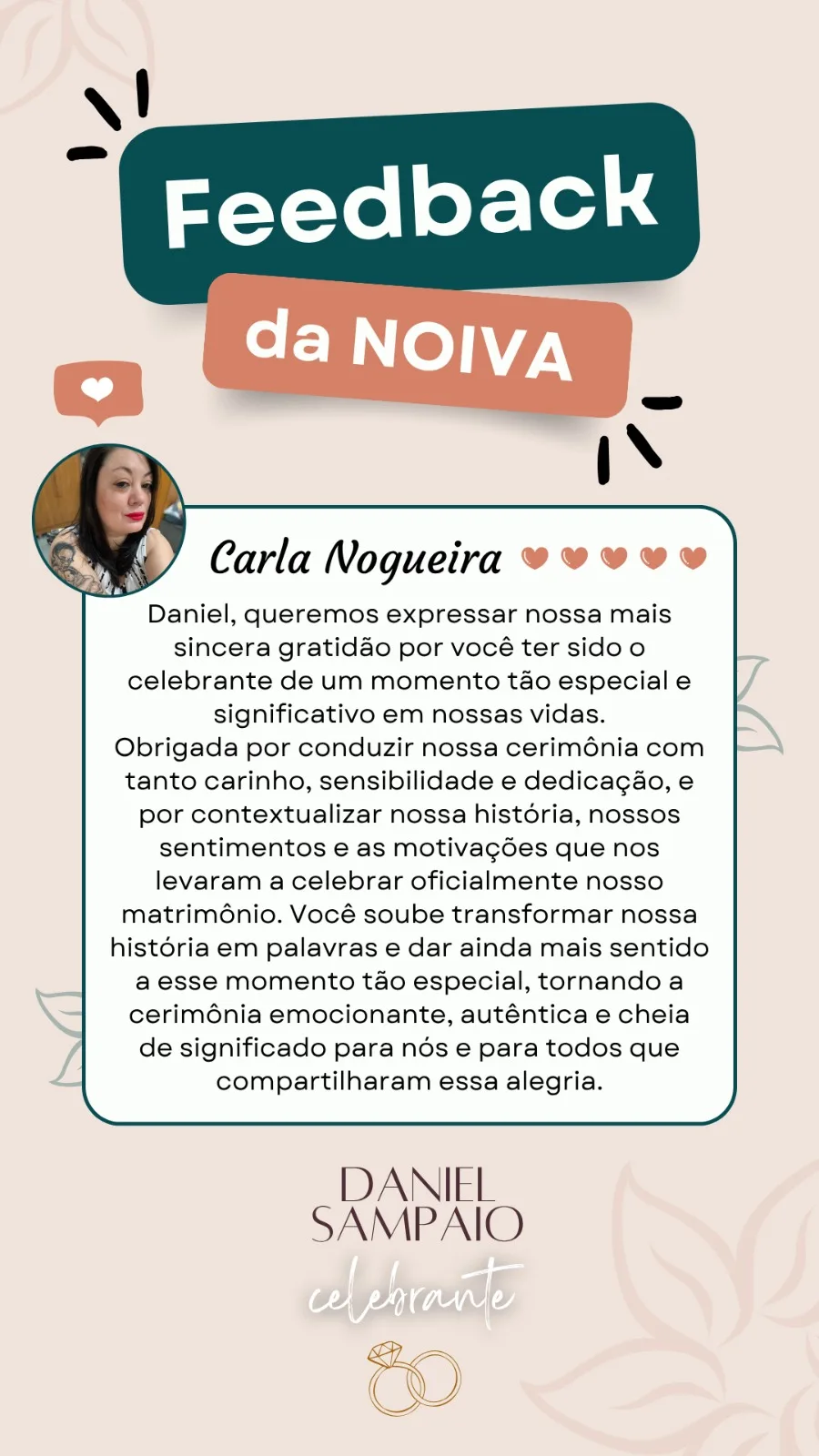 Depoimento de Carla Nogueira