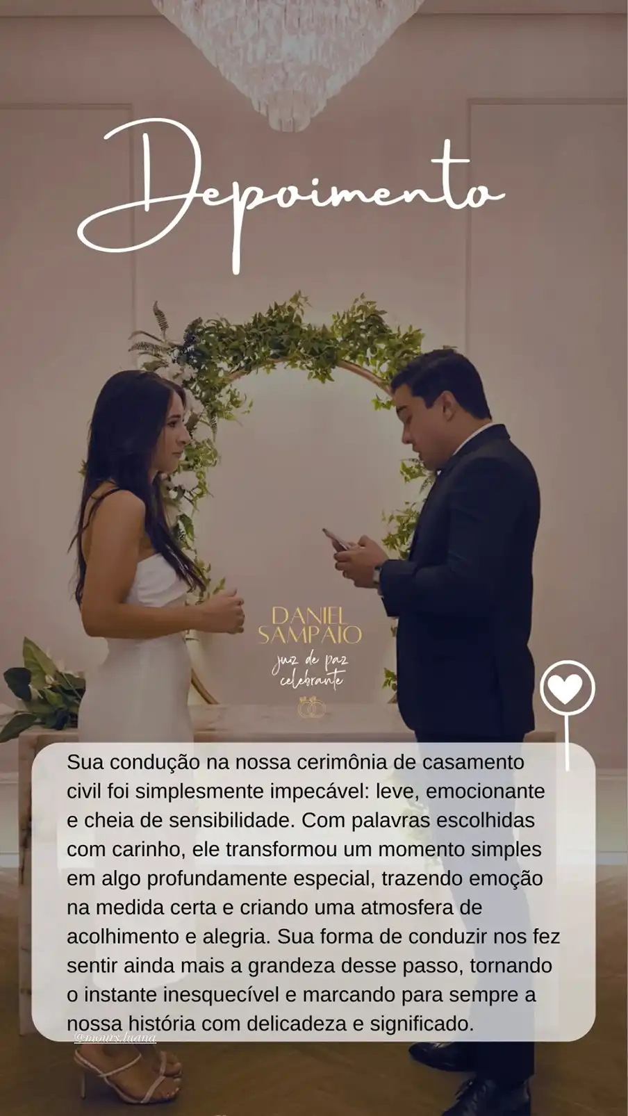 Depoimento de Luana