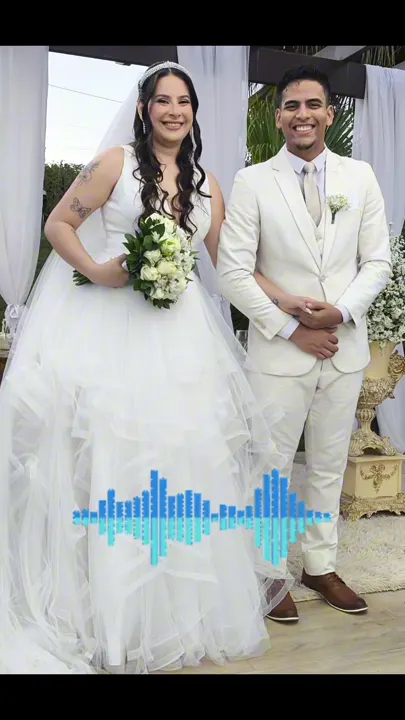 Noivos no dia do casamento